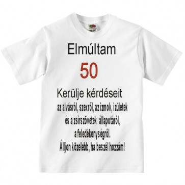 Póló/ 50 éves