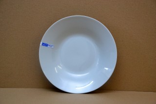 Porcelán mélytányér 23cm kerek alba
