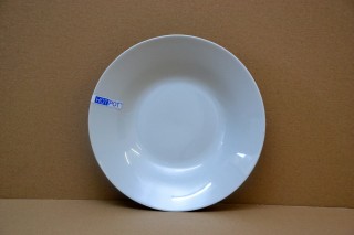 Porcelán mélytányér 23cm kerek alba