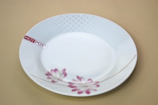 Porcelán kerek desszerttányér 19cm bella