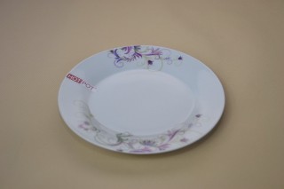 Porcelán kerek desszerttányér 19cm bianca