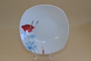 Porcelán szögl. mélytányér 23cm padova