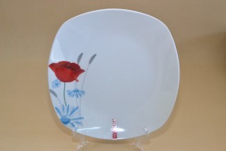Porcelán szögl. lapostányér 26,5cm padova