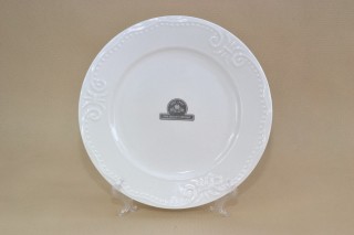 Porcelán lapostányér 27cm kerek classic