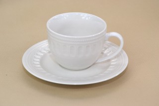 Porcelán teás csésze+alj p6 athén
