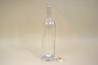 üveg palack parafa dugóval (500ml)