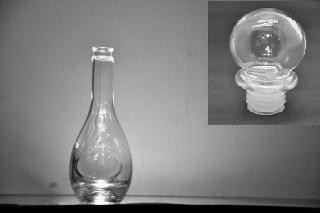 üveg palack üveg kupakkal 500ml (10) cr (650g)