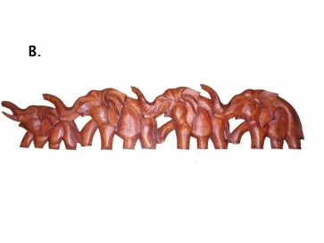 Falikép teknõs-elefánt 4-es B - elefánt