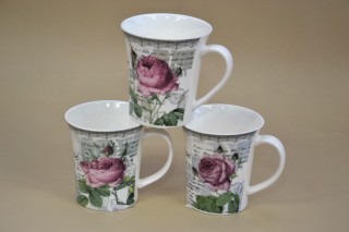 Bögre romantic rose 3,3 dl porcelán