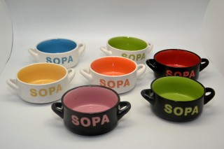 Levescsésze kétfüles sopa alacsony 3 dl