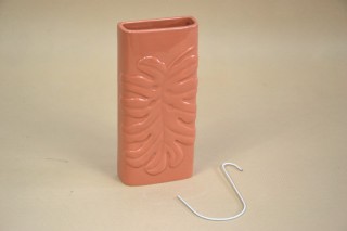 Párologtató domb.levél mintás terracotta 8*3,5*17,5cm (kampóval)