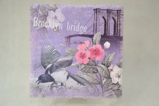 Kerámia edényalátét 20*20cm 'brooklyn bridge'