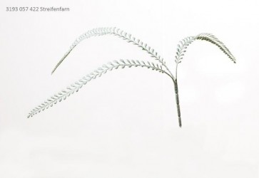 Selyemvirág Páfrány mûanyag 3 ággal 57cm zöld