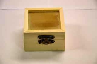 Minidobozok - üvegbetétes kocka