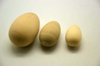Fa tojás natúr 4,5 cm