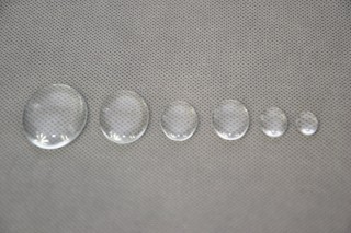 üveg lencse ovális 13*18mm