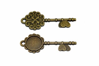 Medal kör kulcs form. 20 mm lencséhez
