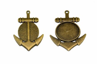 Medal kör vasmacska form. 30 mm lencséhez