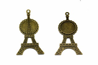 Medal kör eiffel torony form 20 mm lencséhez