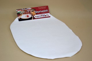 Tányéralátét 6szem ovális 44*29cm fehér