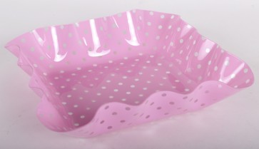 MÛA.TÁL 4SZÖG PINK PÖTTYÖ23