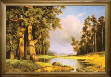 50x70cm k?prepro, t?jk?p, 4cm fa keretben