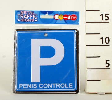 KRESZTÁBLA PENIS CONTROLE