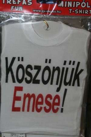 MINI PÓLÓ KÖSZÖNJÜK EMESE