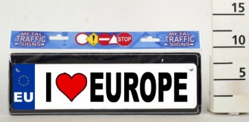 KRESZTÁBLA I LOVE EUROPE