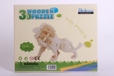 PUZ.3D OROSZLÁN 2LAPOS