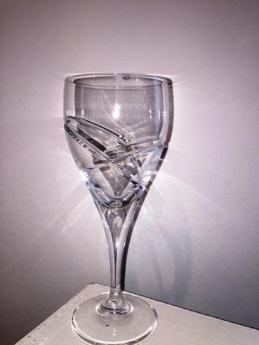 Üveg pohár swarovski dísszel kristály pezsgõ 220ml átlátszó S/2
