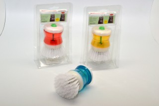 Edénysúroló kefe 10 cm (mosogatószer adagolós)