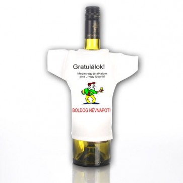 Üvegpóló/ Gratulálok ! Névnap
