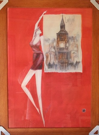 50x70cm k?prepro 4cm fa keretben uveggel