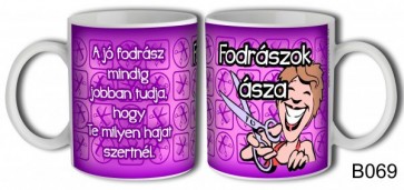 Bögre B069 Fodrászok ásza