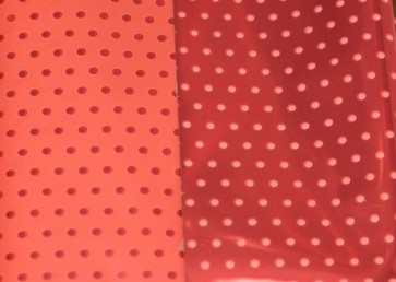 Csomagoló fólia 1x25m piros pöttyös