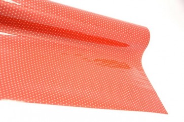 Csomagoló fólia 0,8x40m piros-pöttyös