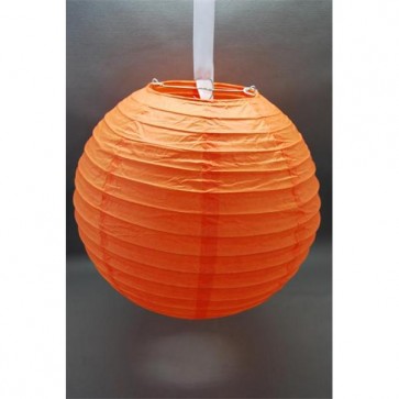 Lampion gömb papír 40cm narancs