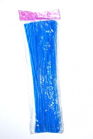 Zsenilia drót aluminium mûszál 30cm kék S/100