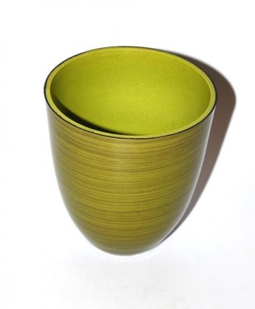Kaspó növényirost 12,5x12,5x13,2cm zöld SSS