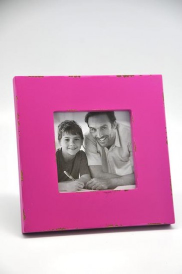 Képkeret fa 17x17cm pink SSS