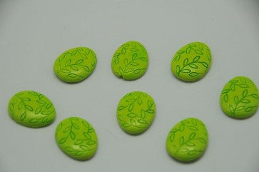 Tojás ragasztós poly 3,3cm zöld S/8 SSS