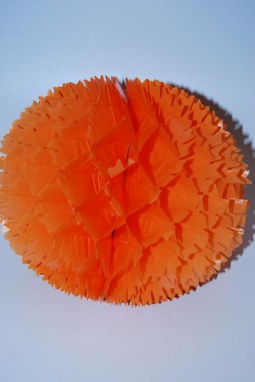 Dekor lampion virág pvc 10cm narancssárga  SSS