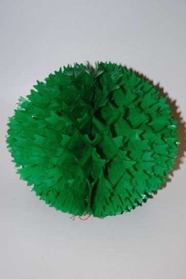 Dekor lampion virág pvc 12cm zöld  SSS