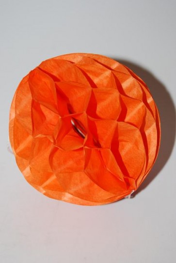 Dekor lampion labda papír 10cm narancssárga SSS