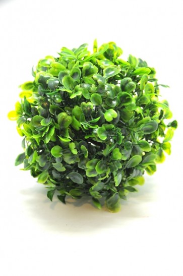 Selyemvirág Buxus gömb mûanyag 12cm zöld