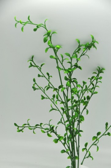 Selyemvirág Gyöngylevél szál mûanyag zöld