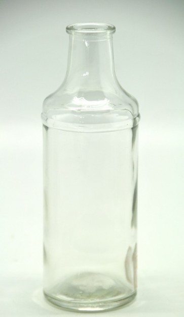Üveg váza egyszálas 3x24cm átlátszó