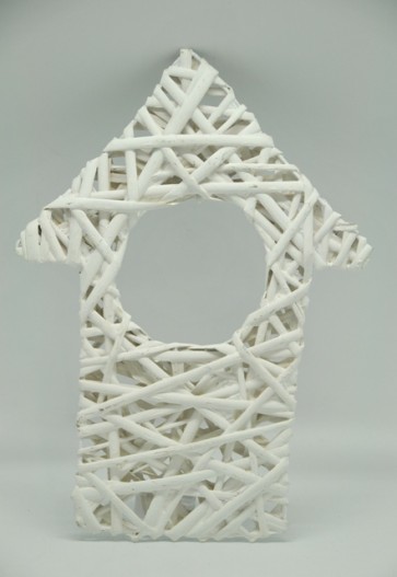 Vesszõ házikó 26x16cm natúr