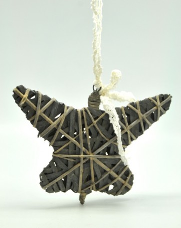 Fa pillangó 20x20x12cm natúr